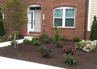 front exterior of a native landscaping project
